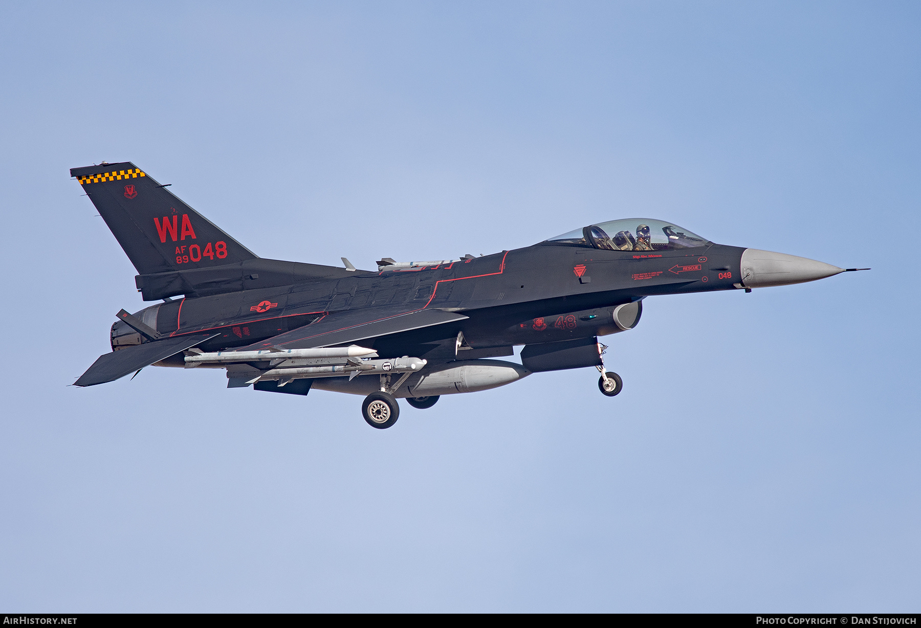 Aircraft Photo of 89-2048 / AF89-048 | General Dynamics F-16CM Fighting Falcon | USA - Air Force | AirHistory.net #211935