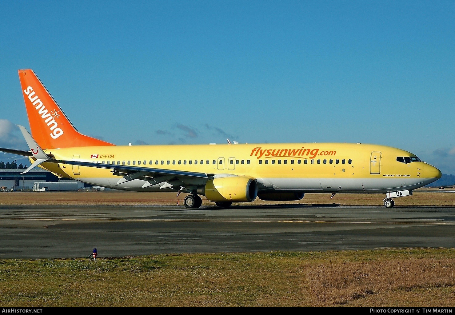 Aircraft Photo of C-FTUA | Boeing 737-8K5 | Sunwing Airlines | AirHistory.net #211949