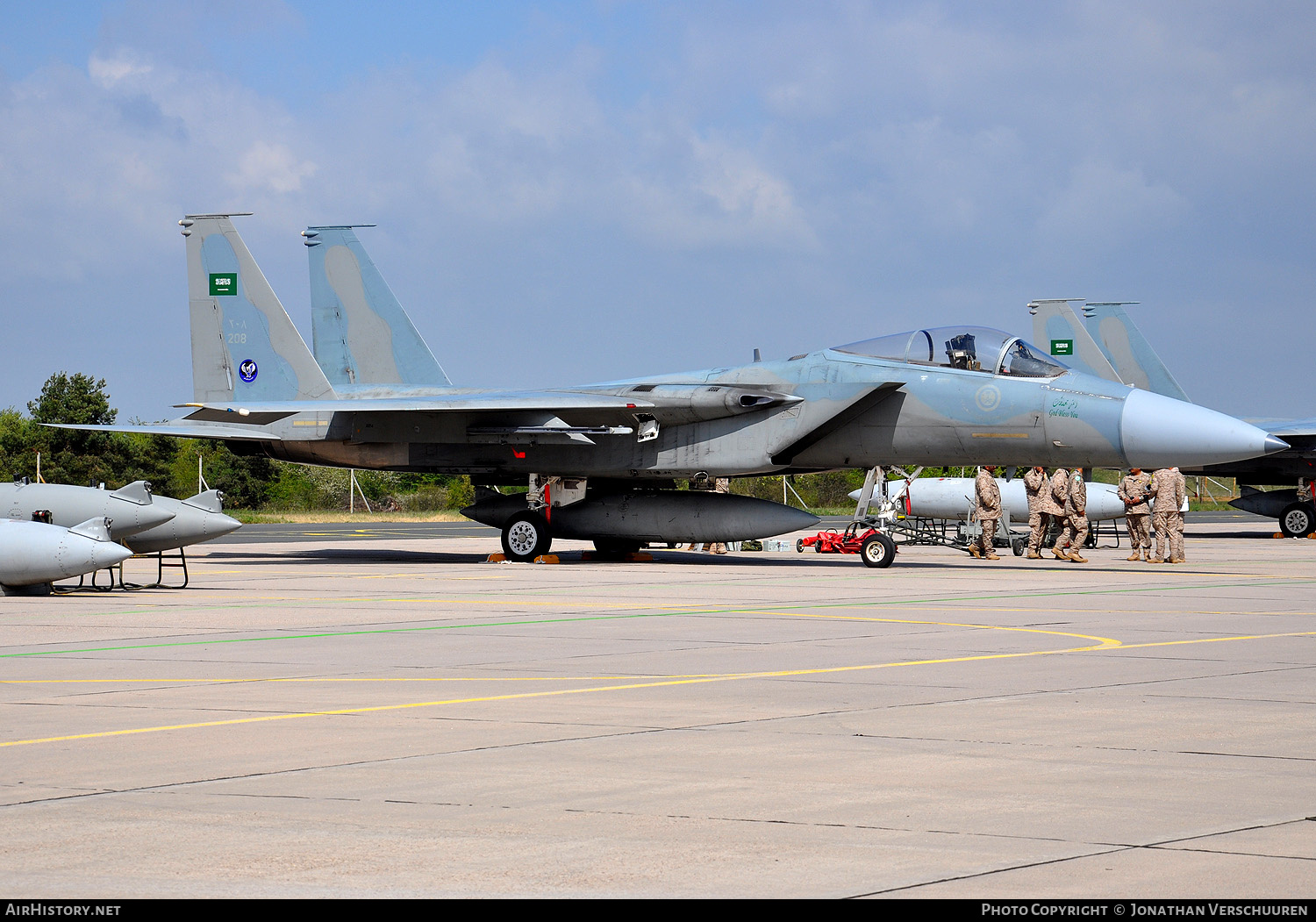 Aircraft Photo of 208 | McDonnell Douglas F-15C Eagle | Saudi Arabia - Air Force | AirHistory.net #211951