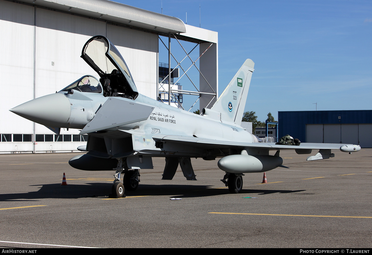 Aircraft Photo of 323 / ZK091 | Eurofighter EF-2000 Typhoon F2 | Saudi Arabia - Air Force | AirHistory.net #211973