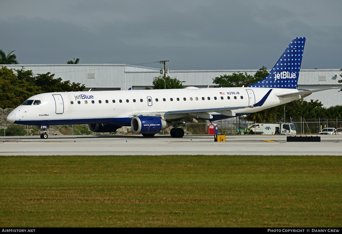 Aircraft Photo of N298JB | Embraer 190AR (ERJ-190-100IGW) | JetBlue Airways | AirHistory.net #212004