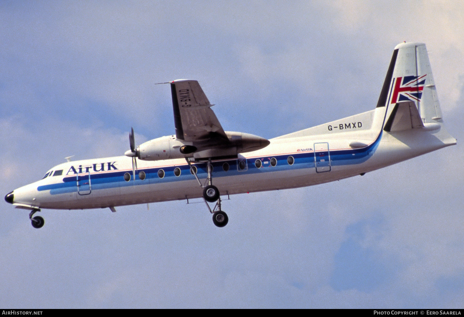 Aircraft Photo of G-BMXD | Fokker F27-500 Friendship | Air UK | AirHistory.net #212020