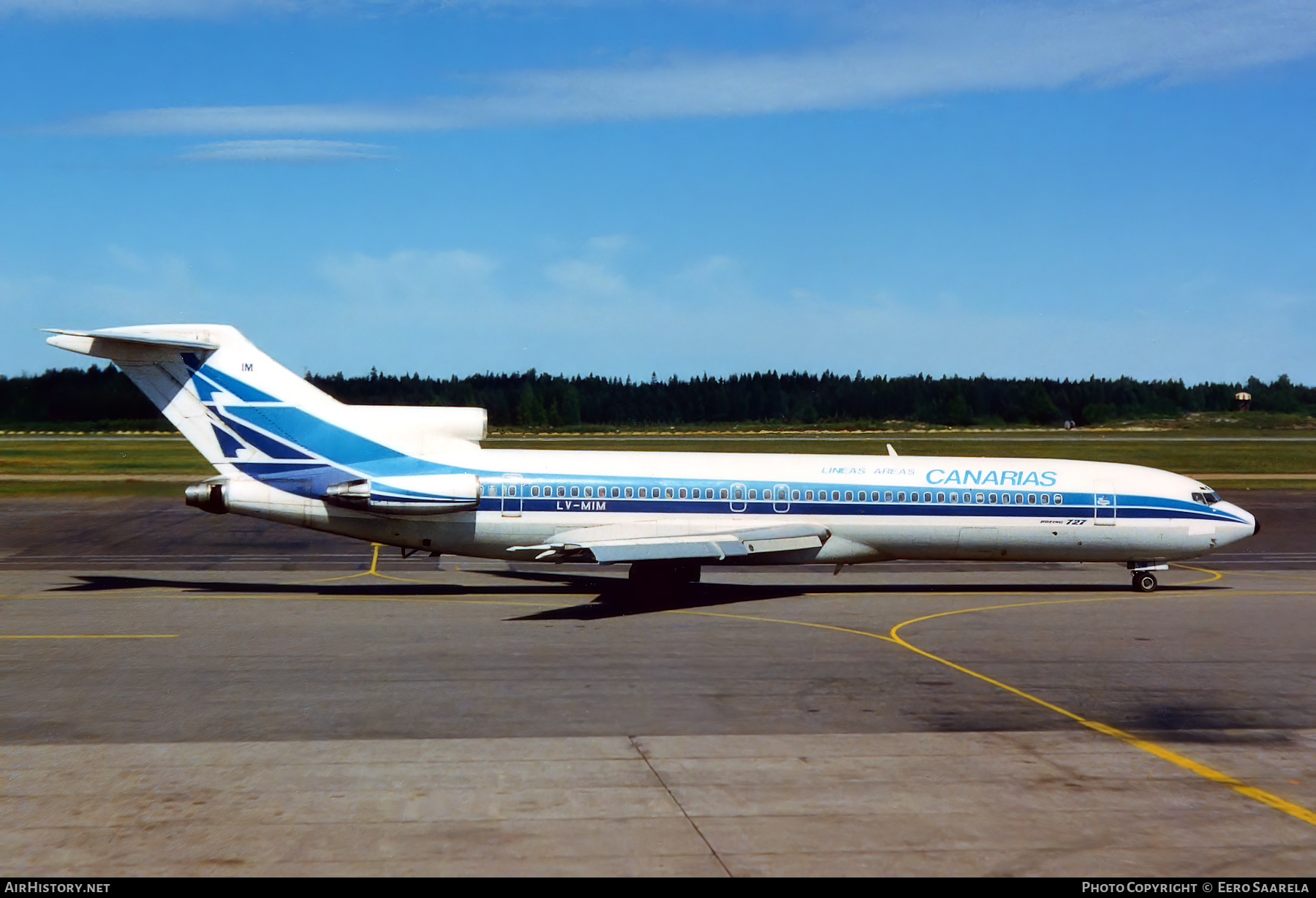 Aircraft Photo of LV-MIM | Boeing 727-287/Adv | Líneas Aéreas Canarias - LAC | AirHistory.net #212025