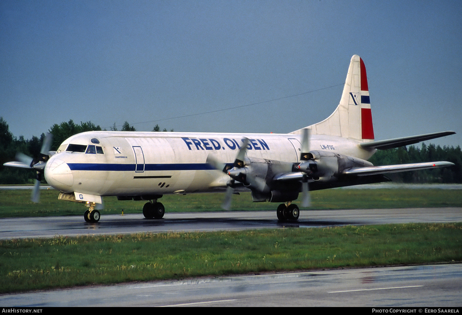 Aircraft Photo of LN-FOG | Lockheed L-188A(F) Electra | Fred. Olsen | AirHistory.net #212028