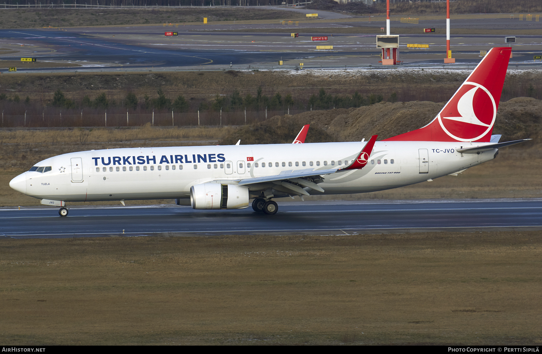 Aircraft Photo of TC-JVO | Boeing 737-8F2 | Turkish Airlines | AirHistory.net #212031