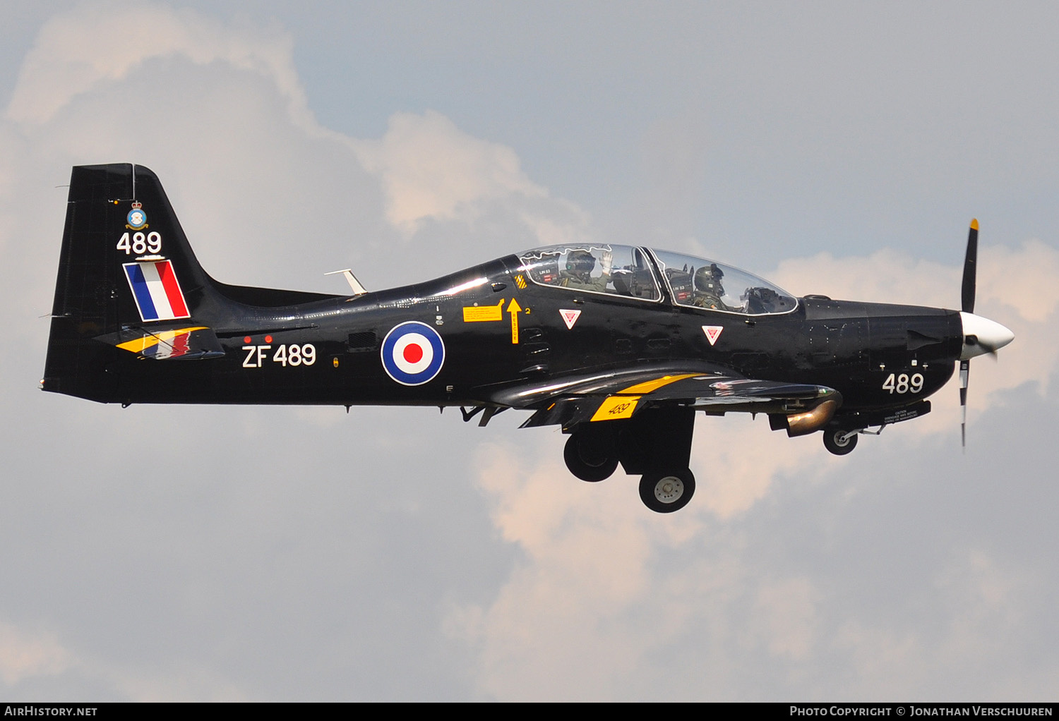 Aircraft Photo of ZF489 | Short S-312 Tucano T1 | UK - Air Force | AirHistory.net #212079