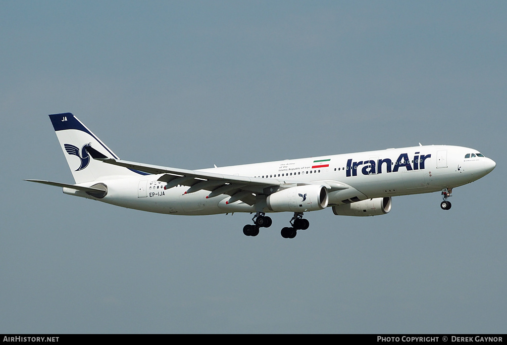 Aircraft Photo of EP-IJA | Airbus A330-243 | Iran Air | AirHistory.net #212095