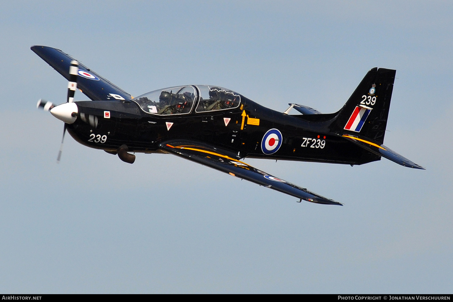 Aircraft Photo of ZF239 | Short S-312 Tucano T1 | UK - Air Force | AirHistory.net #212099