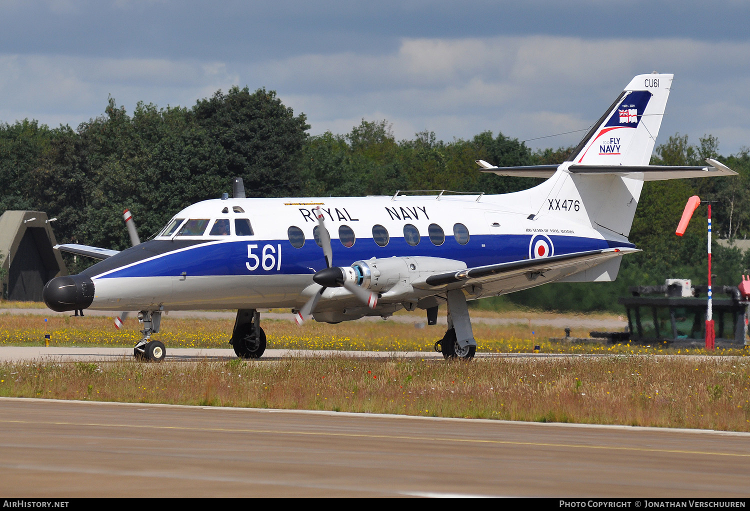 Aircraft Photo of XX476 | Scottish Aviation HP-137 Jetstream T2 | UK - Navy | AirHistory.net #212118