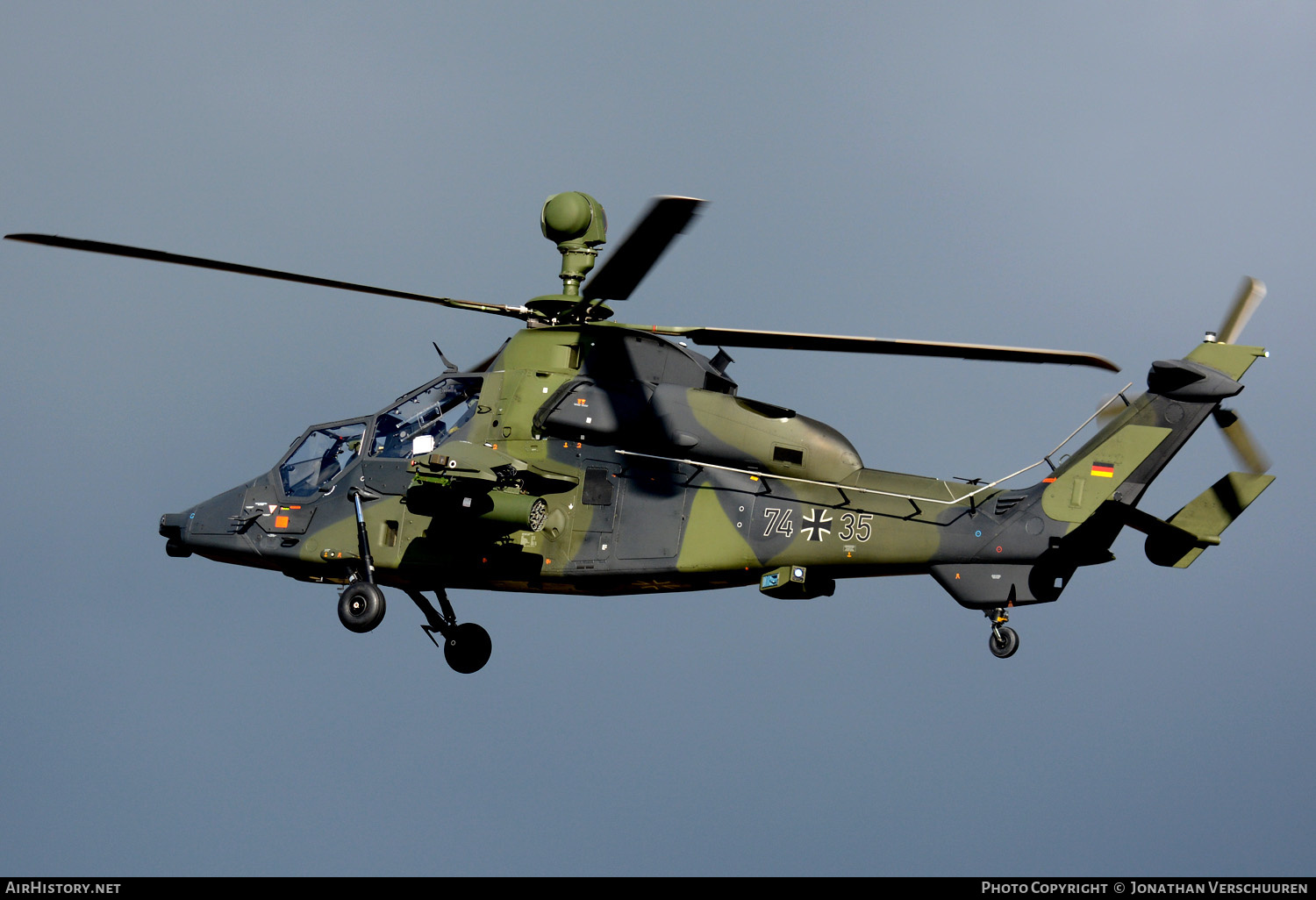 Aircraft Photo of 7435 | Eurocopter EC-665 Tiger UHT | Germany - Army | AirHistory.net #212136