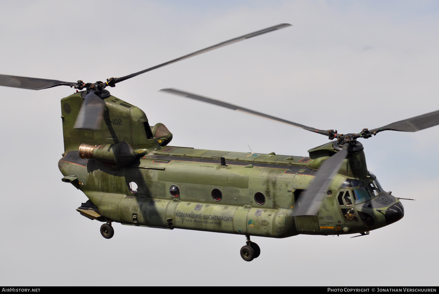 Aircraft Photo of D-102 | Boeing CH-47D Chinook (414) | Netherlands - Air Force | AirHistory.net #212151