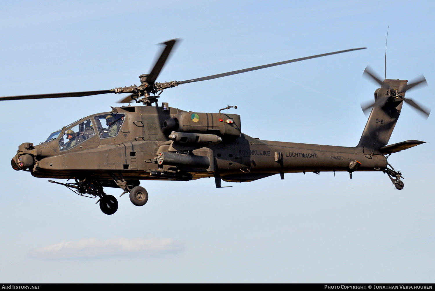 Aircraft Photo of Q-21 | Boeing AH-64D Apache Longbow | Netherlands - Air Force | AirHistory.net #212153