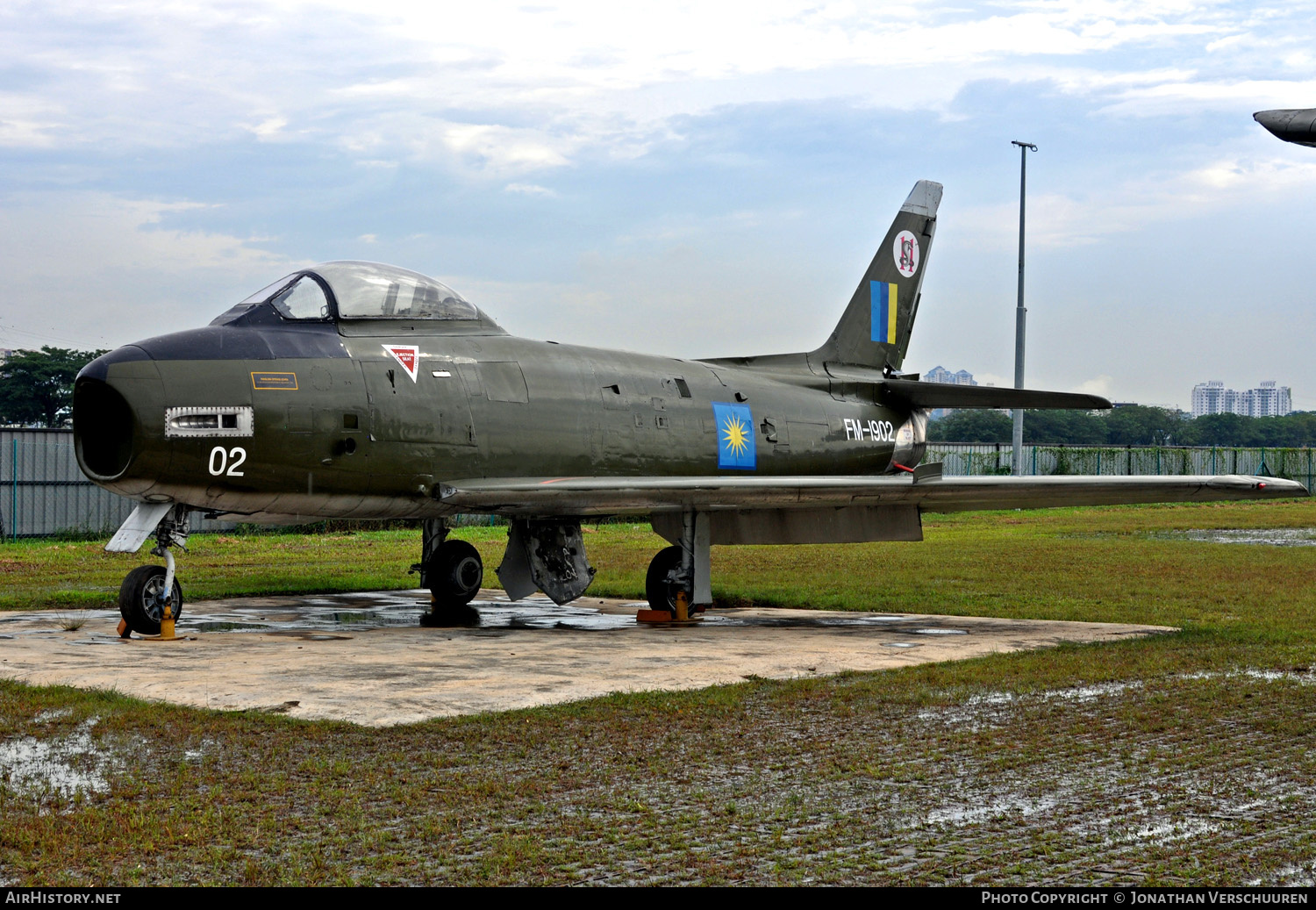 Aircraft Photo of FM-1902 | Commonwealth CA-27 Sabre Mk32 | Malaysia - Air Force | AirHistory.net #212169