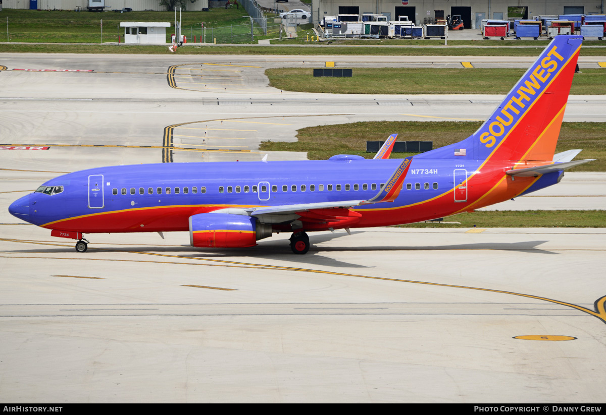 Aircraft Photo of N7734H | Boeing 737-7BD | Southwest Airlines | AirHistory.net #212173