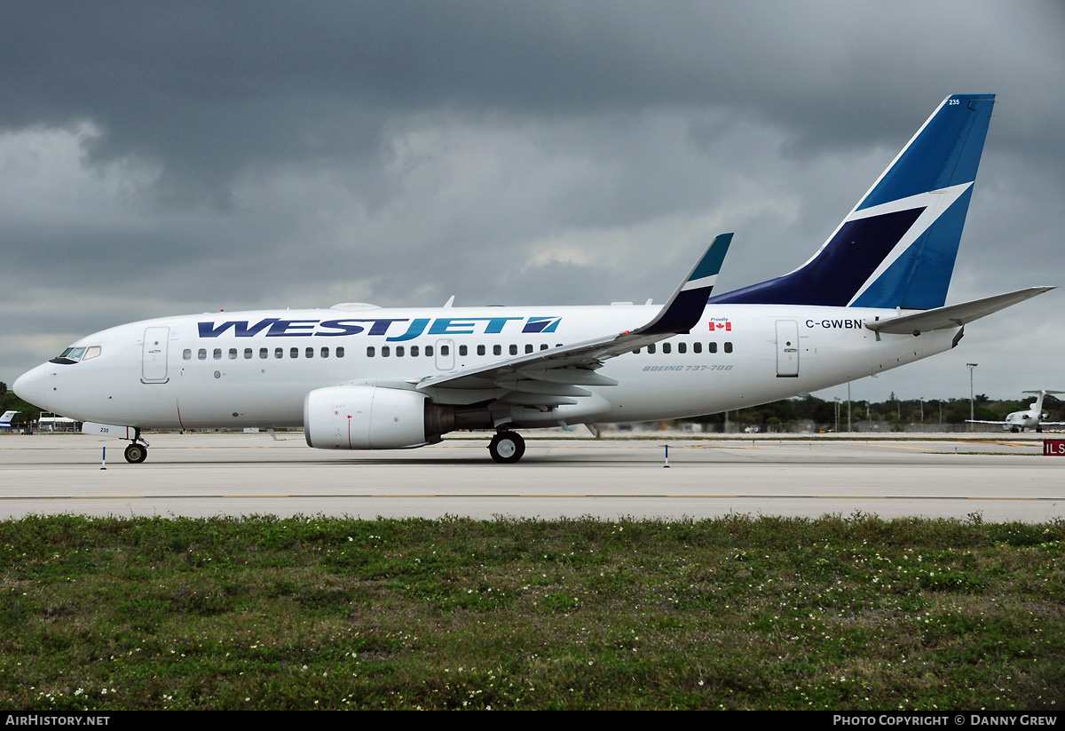 Aircraft Photo of C-GWBN | Boeing 737-7CT | WestJet | AirHistory.net #212186