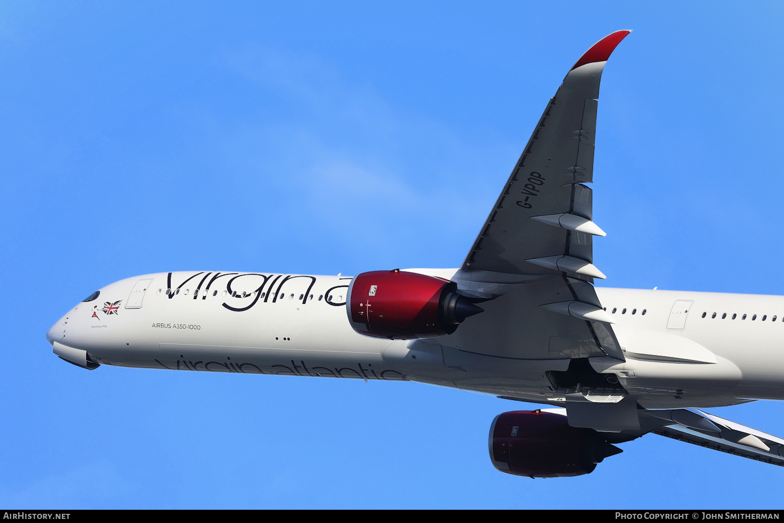 Aircraft Photo of G-VPOP | Airbus A350-1041 | Virgin Atlantic Airways | AirHistory.net #212208
