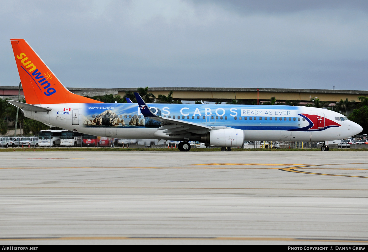 Aircraft Photo of C-GVVH | Boeing 737-8Q8 | Sunwing Airlines | AirHistory.net #212226