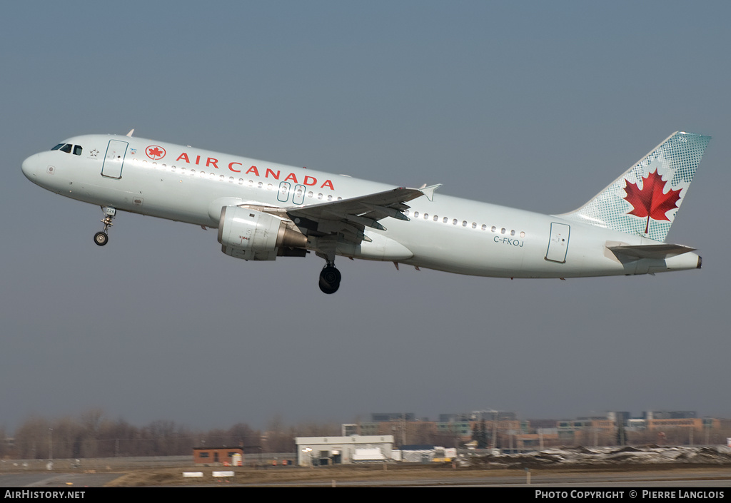 Aircraft Photo of C-FKOJ | Airbus A320-211 | Air Canada | AirHistory.net #212229
