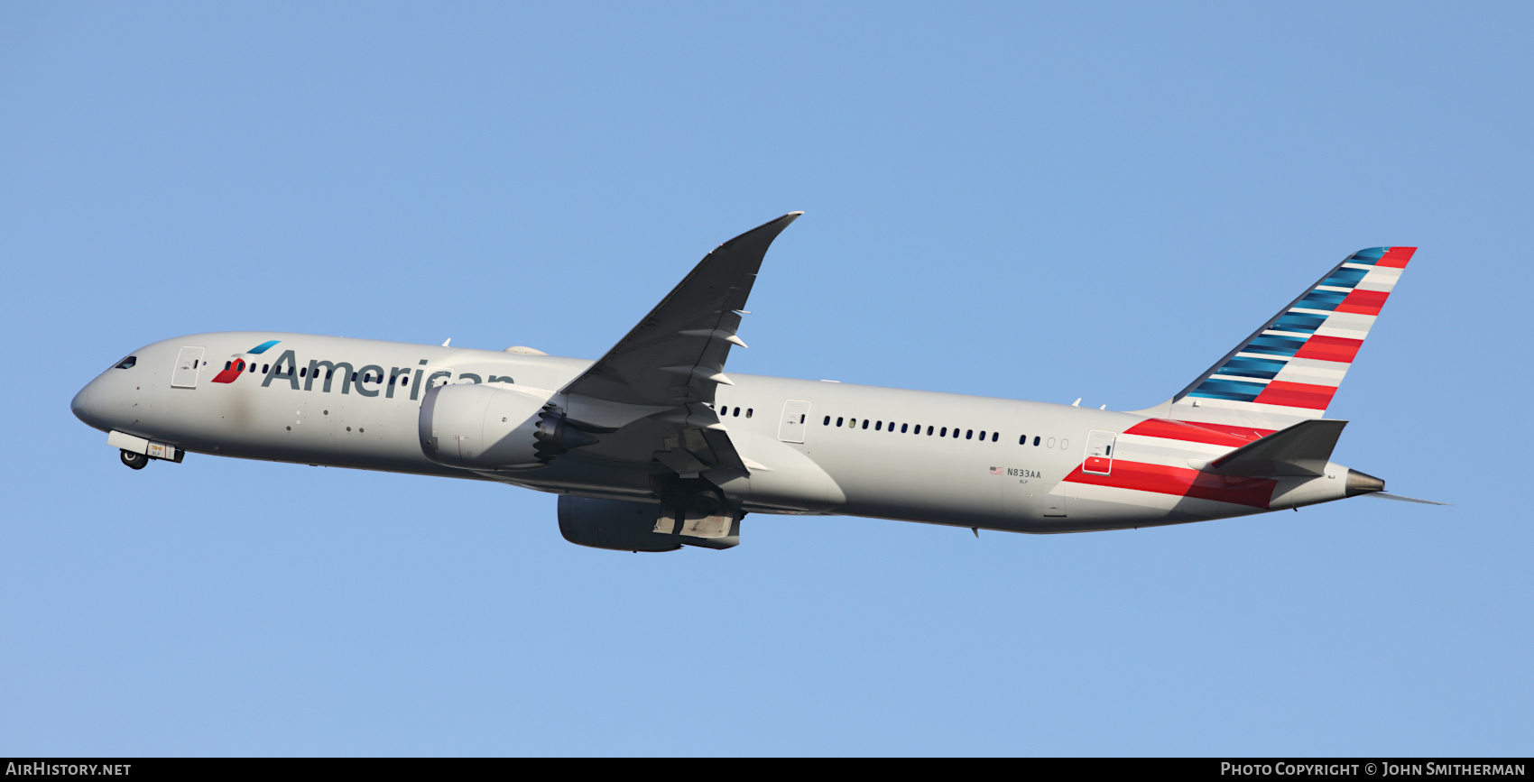 Aircraft Photo of N833AA | Boeing 787-9 Dreamliner | American Airlines | AirHistory.net #212240