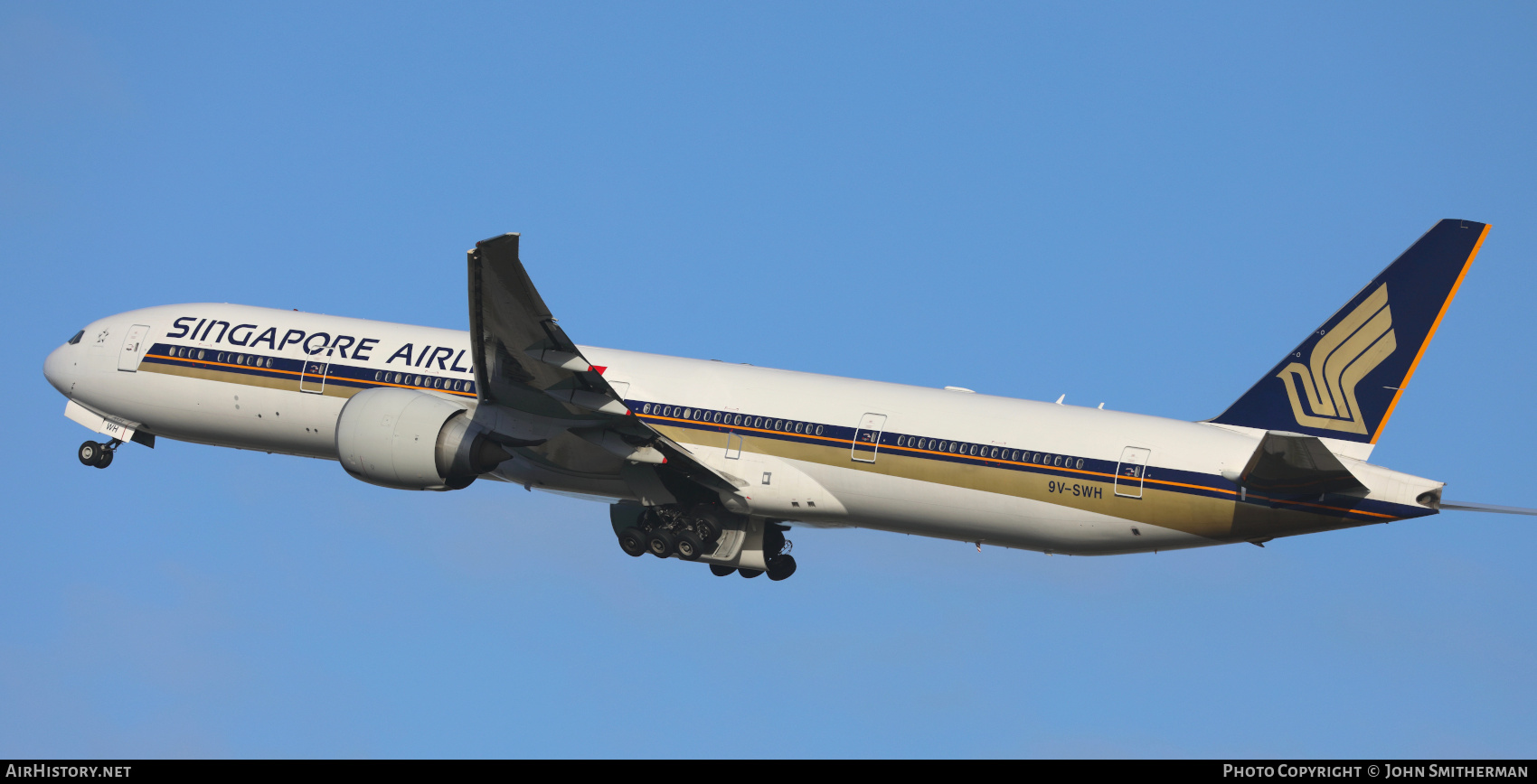 Aircraft Photo of 9V-SWH | Boeing 777-312/ER | Singapore Airlines | AirHistory.net #212241