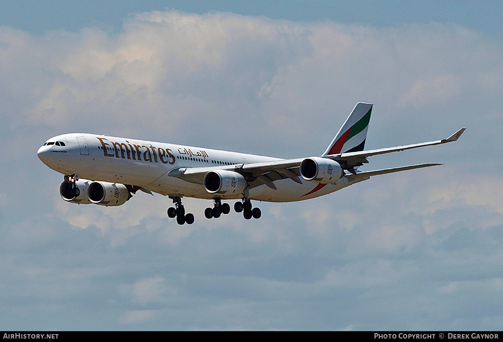 Aircraft Photo of A6-ERH | Airbus A340-541 | Emirates | AirHistory.net #212246