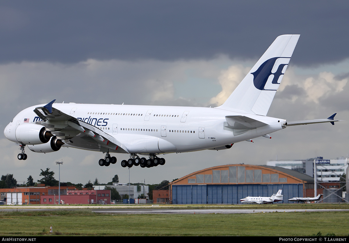 Aircraft Photo of F-WWSU | Airbus A380-841 | Malaysia Airlines | AirHistory.net #212256