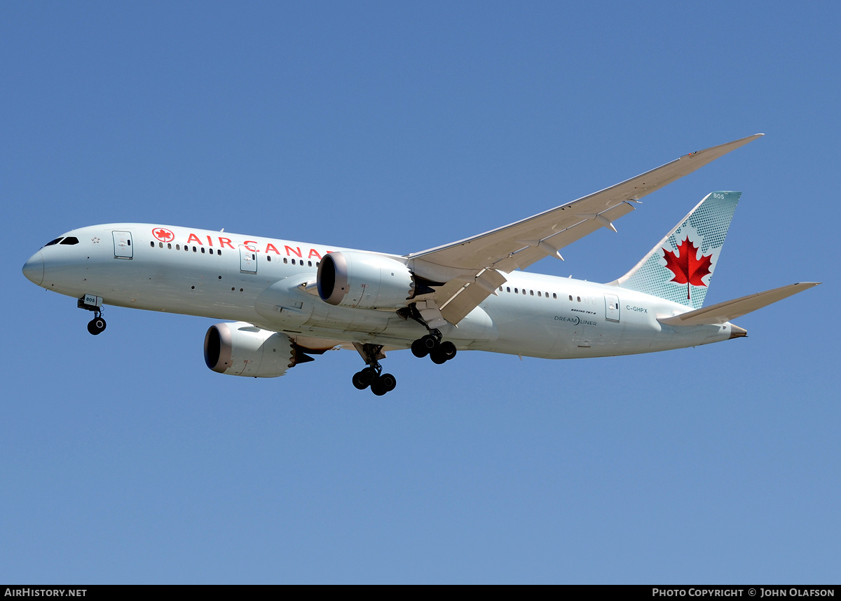 Aircraft Photo of C-GHPX | Boeing 787-8 Dreamliner | Air Canada | AirHistory.net #212267