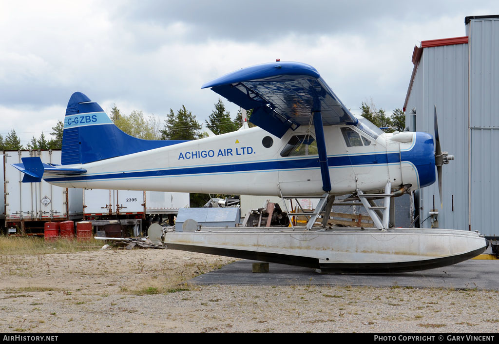 Aircraft Photo of C-GZBS | De Havilland Canada DHC-2 Beaver Mk.1 | Achigo Air | AirHistory.net #212276