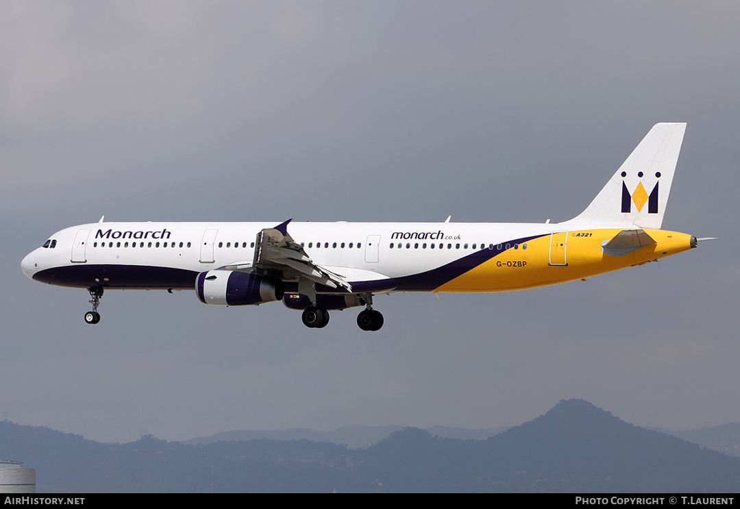 Aircraft Photo of G-OZBP | Airbus A321-231 | Monarch Airlines | AirHistory.net #212288