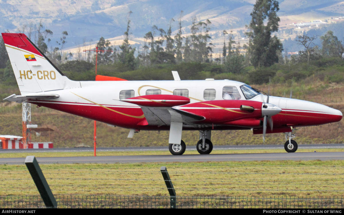 Aircraft Photo of HC-CRO | Piper PA-31T2-620 Cheyenne IIXL | AirHistory.net #212290