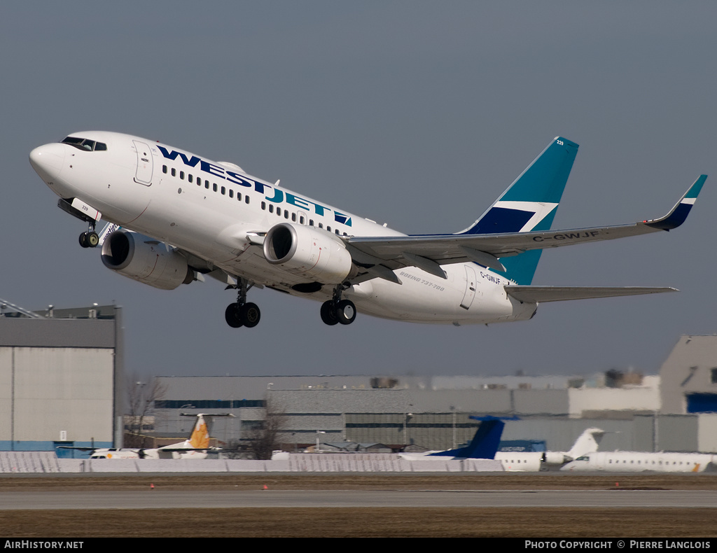 Aircraft Photo of C-GWJF | Boeing 737-7CT | WestJet | AirHistory.net #212309