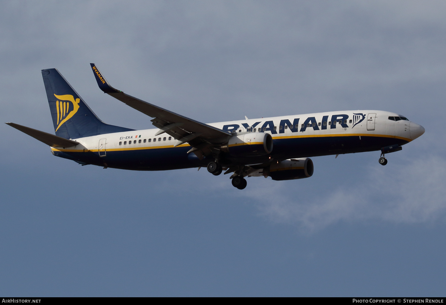Aircraft Photo of EI-EKA | Boeing 737-8AS | Ryanair | AirHistory.net #212310