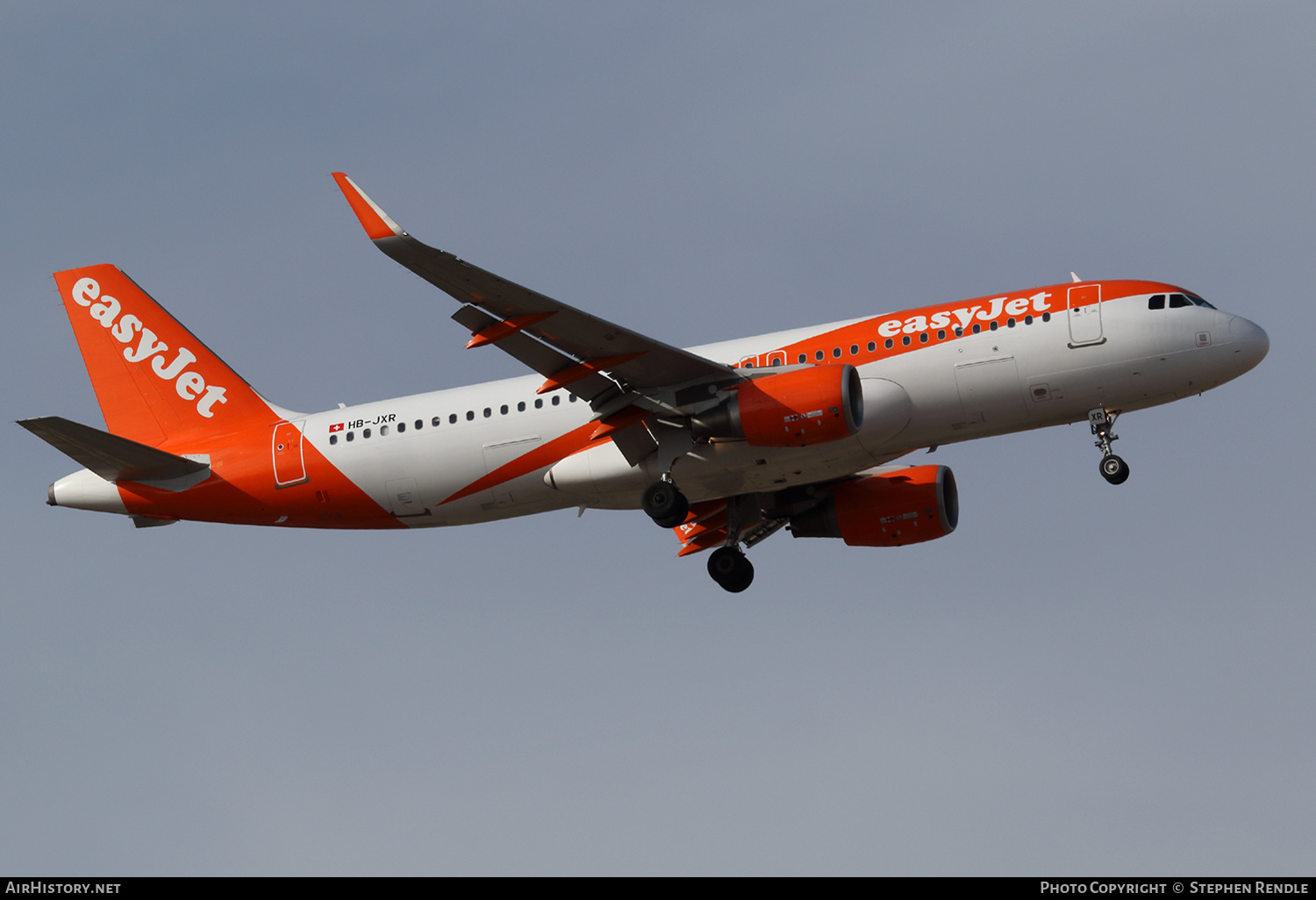 Aircraft Photo of HB-JXR | Airbus A320-214 | EasyJet | AirHistory.net #212315