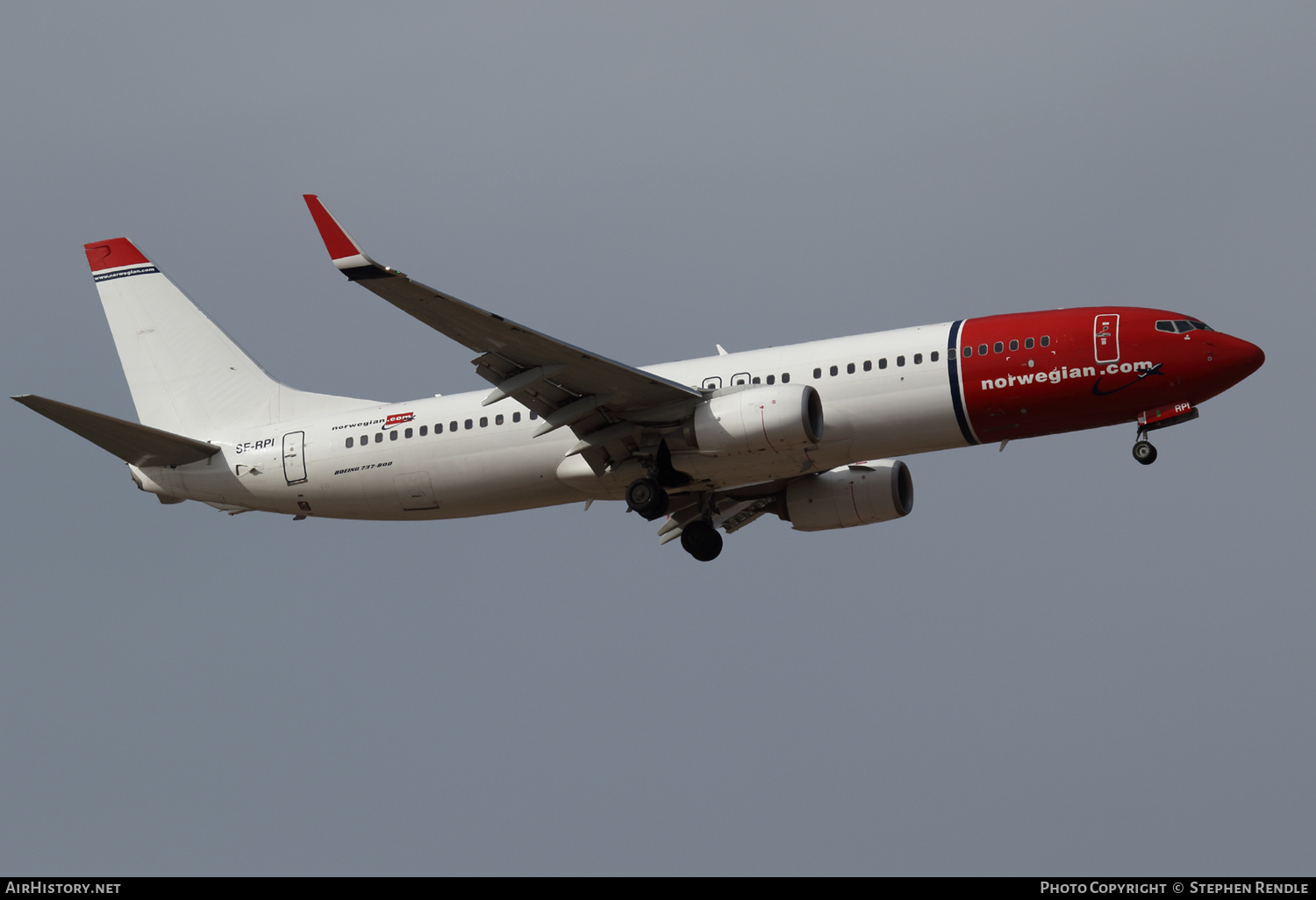 Aircraft Photo of SE-RPI | Boeing 737-8JP | Norwegian | AirHistory.net #212324