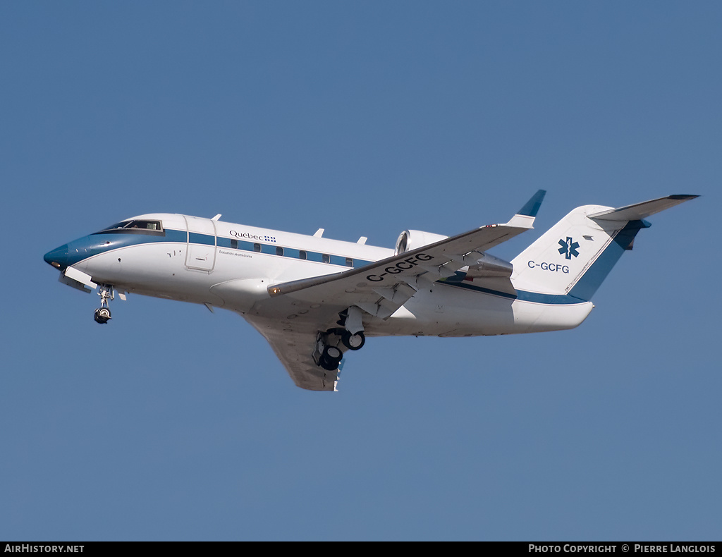 Aircraft Photo of C-GCFG | Canadair Challenger 601 (CL-600-2A12) | Évacuations Aéromédicales du Québec | AirHistory.net #212336