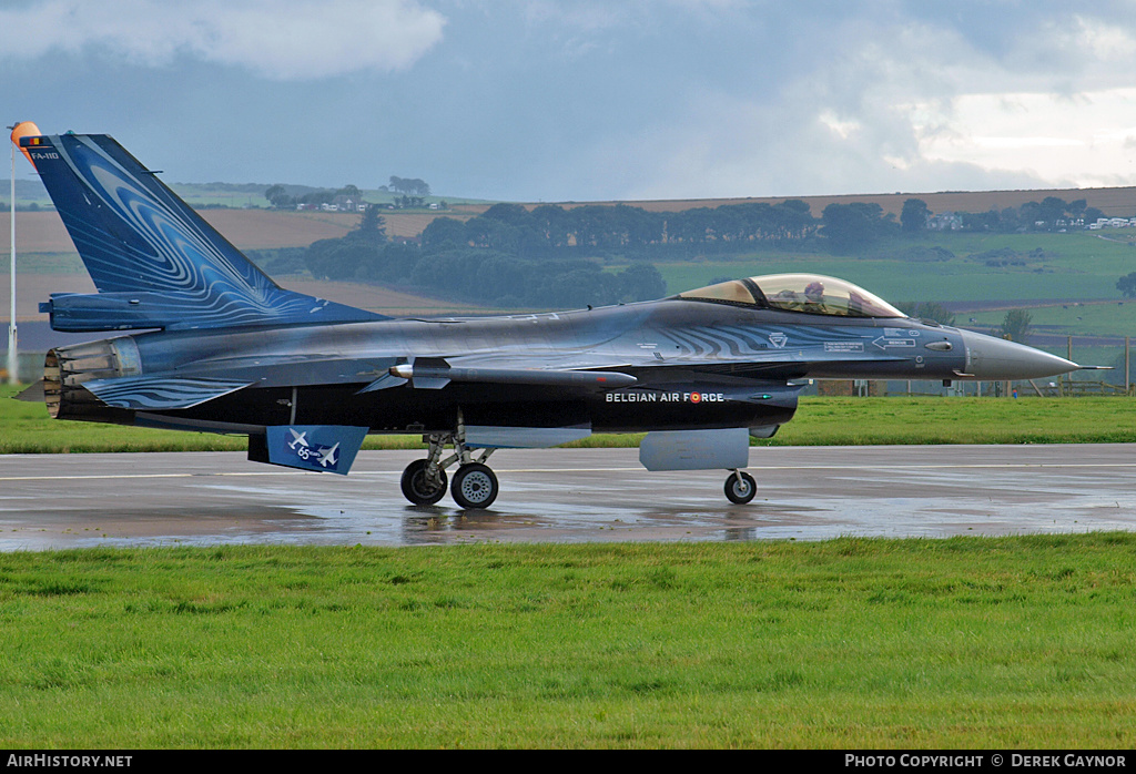 Aircraft Photo of FA-110 | General Dynamics F-16AM Fighting Falcon | Belgium - Air Force | AirHistory.net #212340