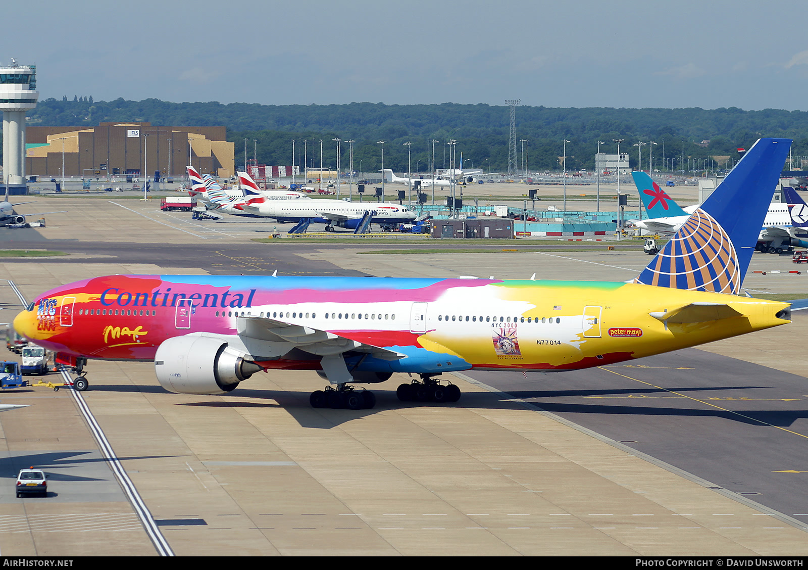 Aircraft Photo of N77014 | Boeing 777-224/ER | Continental Airlines | AirHistory.net #212356