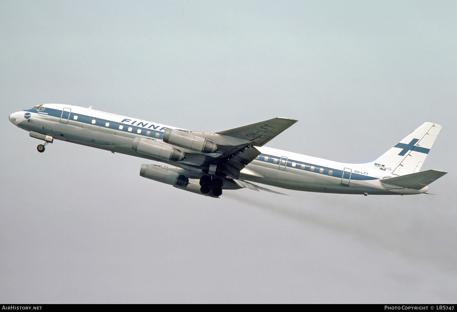 Aircraft Photo of OH-LFT | McDonnell Douglas DC-8-62CF | Finnair | AirHistory.net #212374