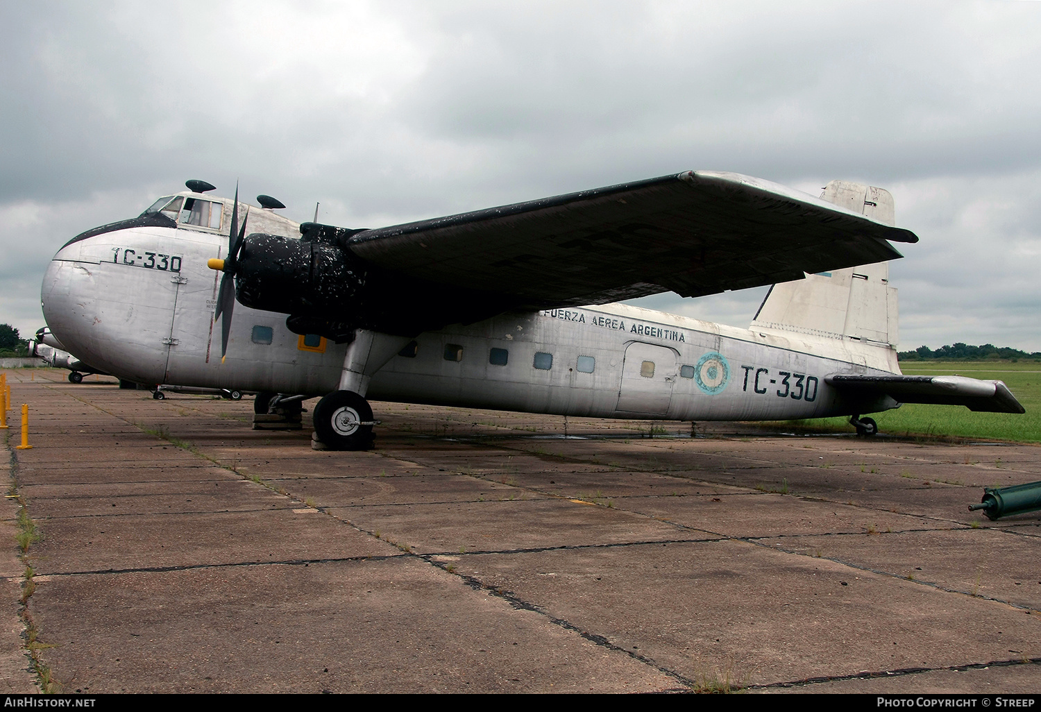 Aircraft Photo of TC-330 | Bristol 170 Freighter Mk1A | Argentina - Air Force | AirHistory.net #212391