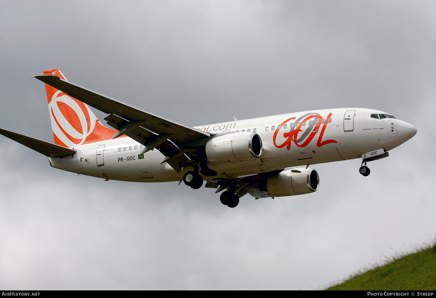 Aircraft Photo of PR-GOC | Boeing 737-75B | GOL Linhas Aéreas | AirHistory.net #212400