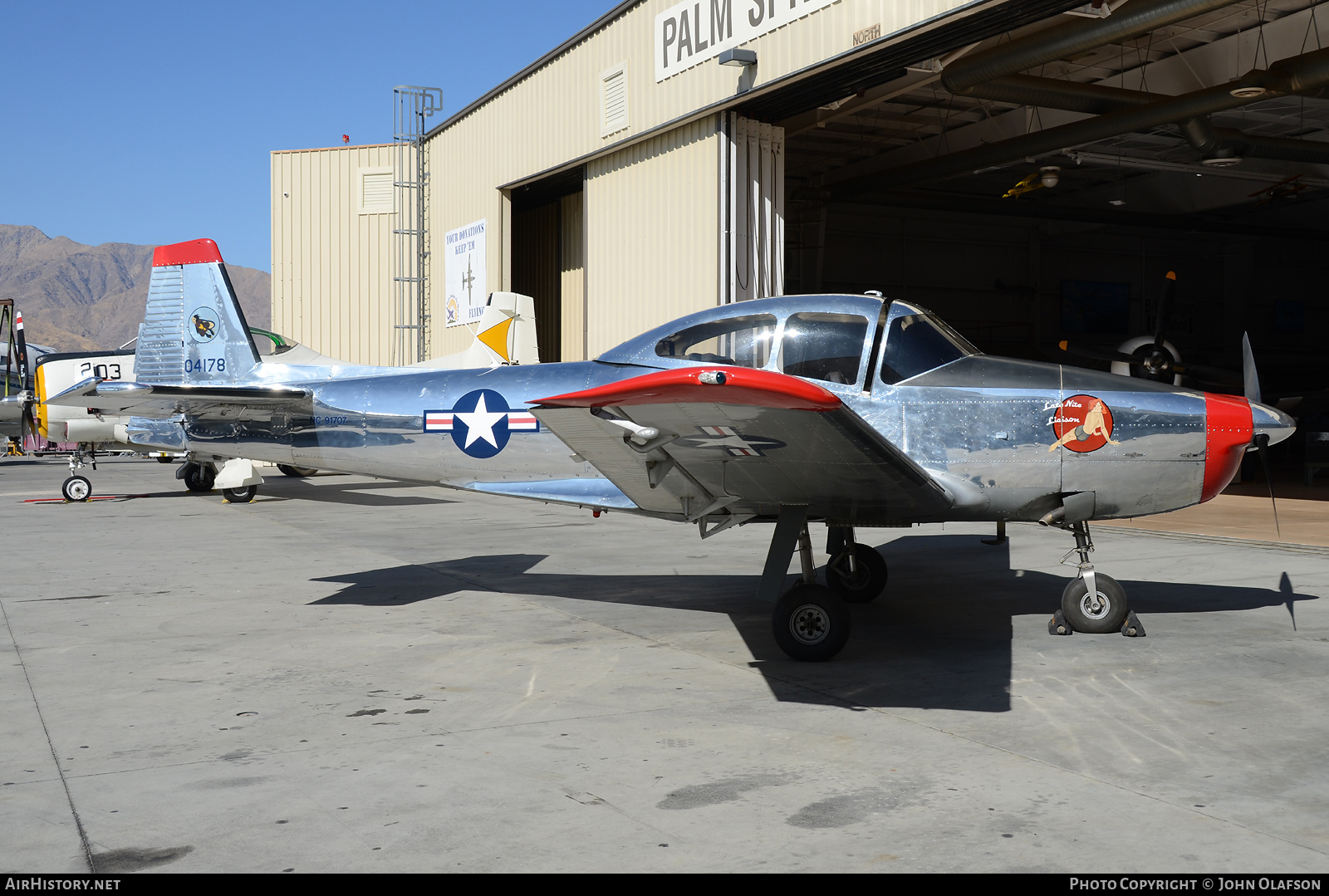 Aircraft Photo of N91707 / NC91707 / 04178 | North American Navion A (NA-145) | USA - Air Force | AirHistory.net #212428