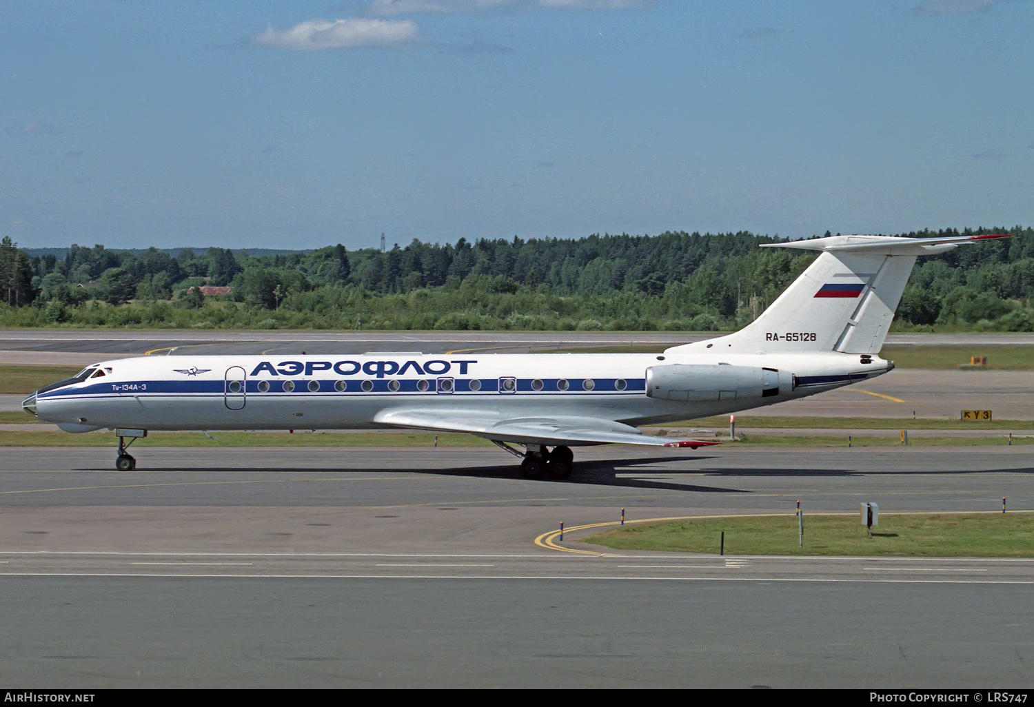 Aircraft Photo of RA-65128 | Tupolev Tu-134A | Aeroflot | AirHistory.net #212466
