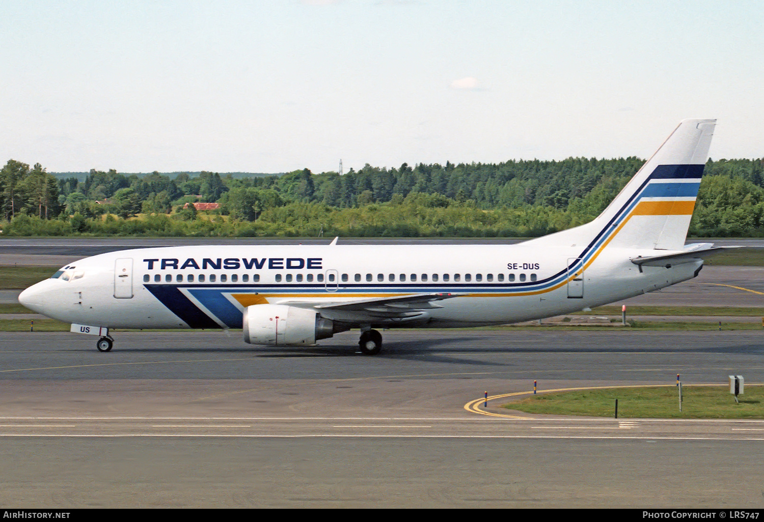 Aircraft Photo of SE-DUS | Boeing 737-3Y0 | Transwede Airways | AirHistory.net #212471