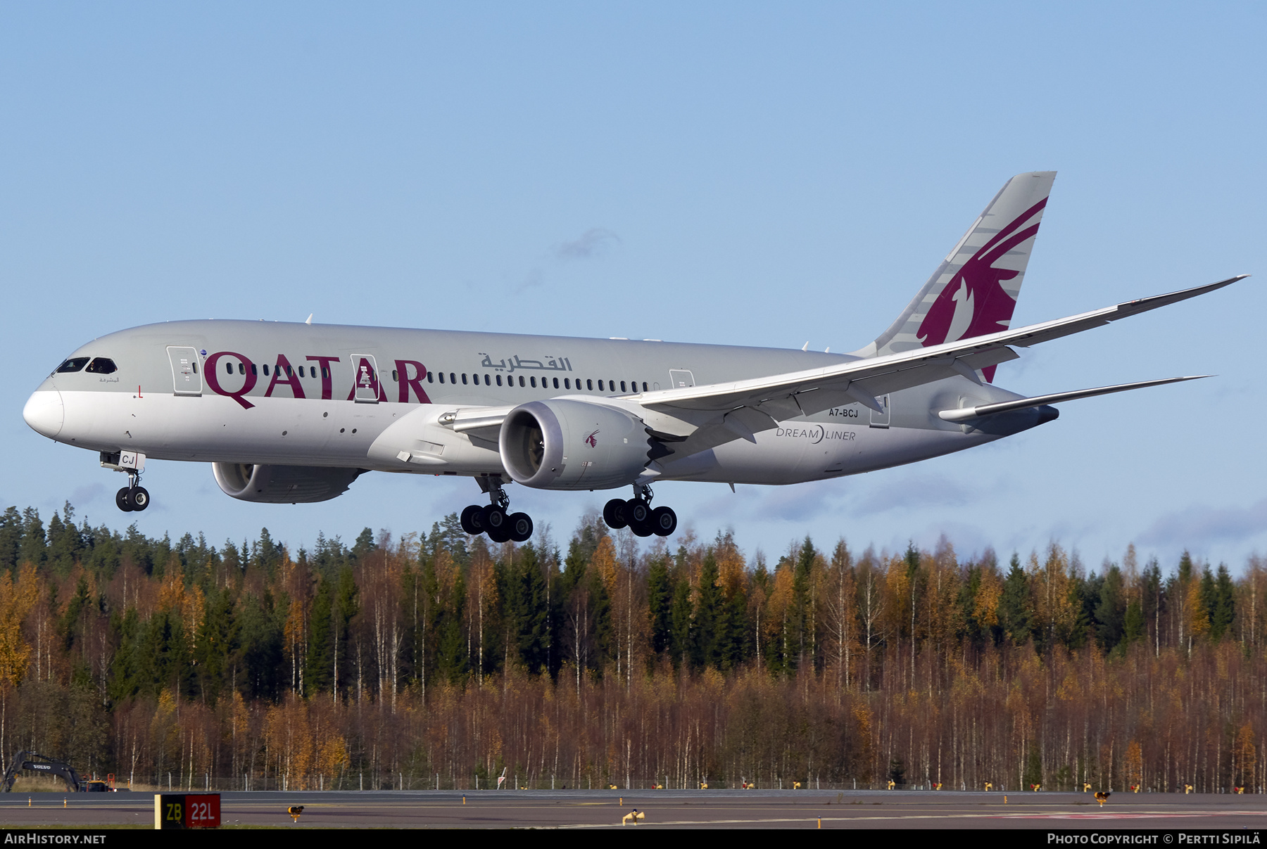 Aircraft Photo of A7-BCJ | Boeing 787-8 Dreamliner | Qatar Airways | AirHistory.net #212500