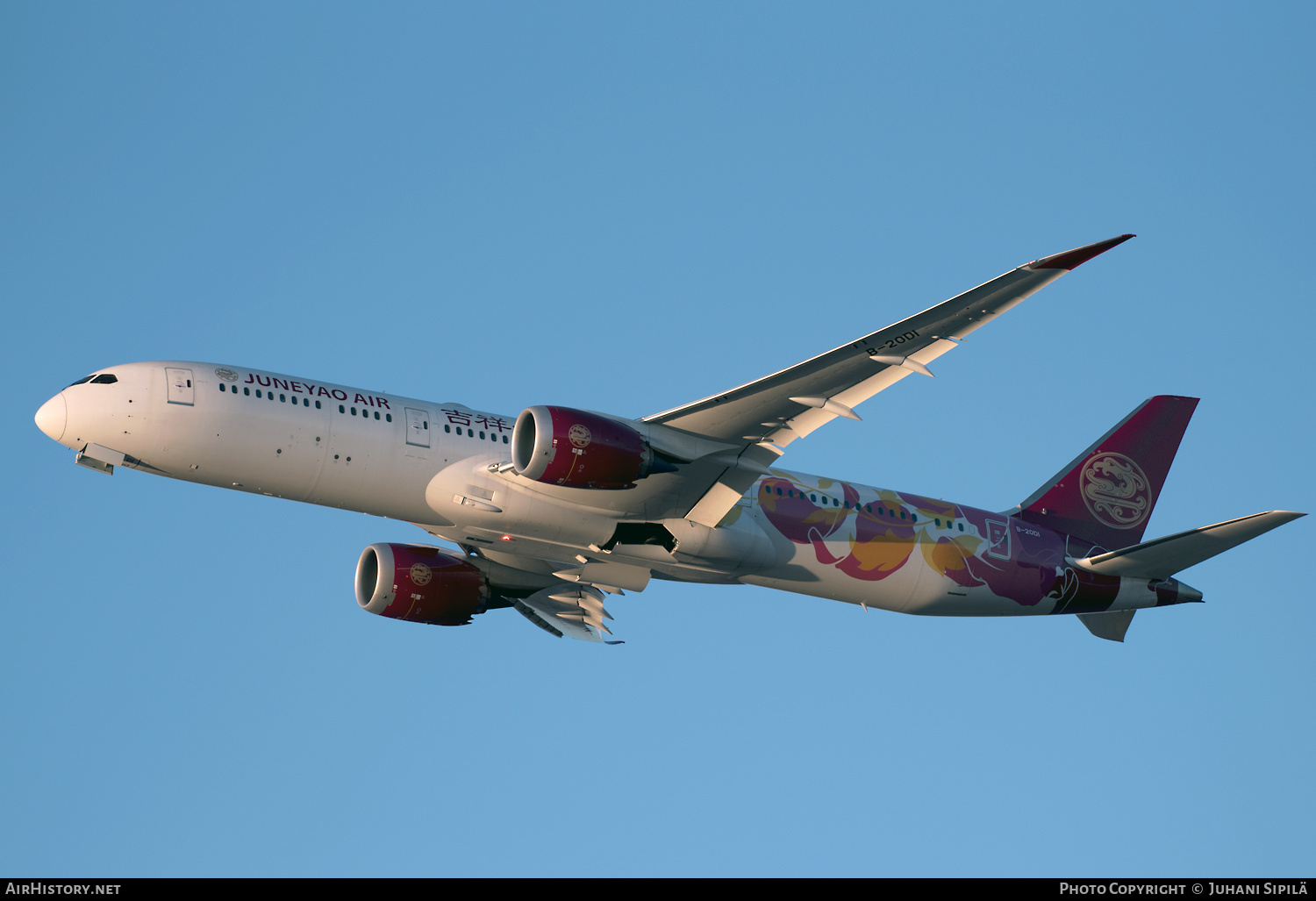 Aircraft Photo of B-20D1 | Boeing 787-9 Dreamliner | Juneyao Airlines | AirHistory.net #212514