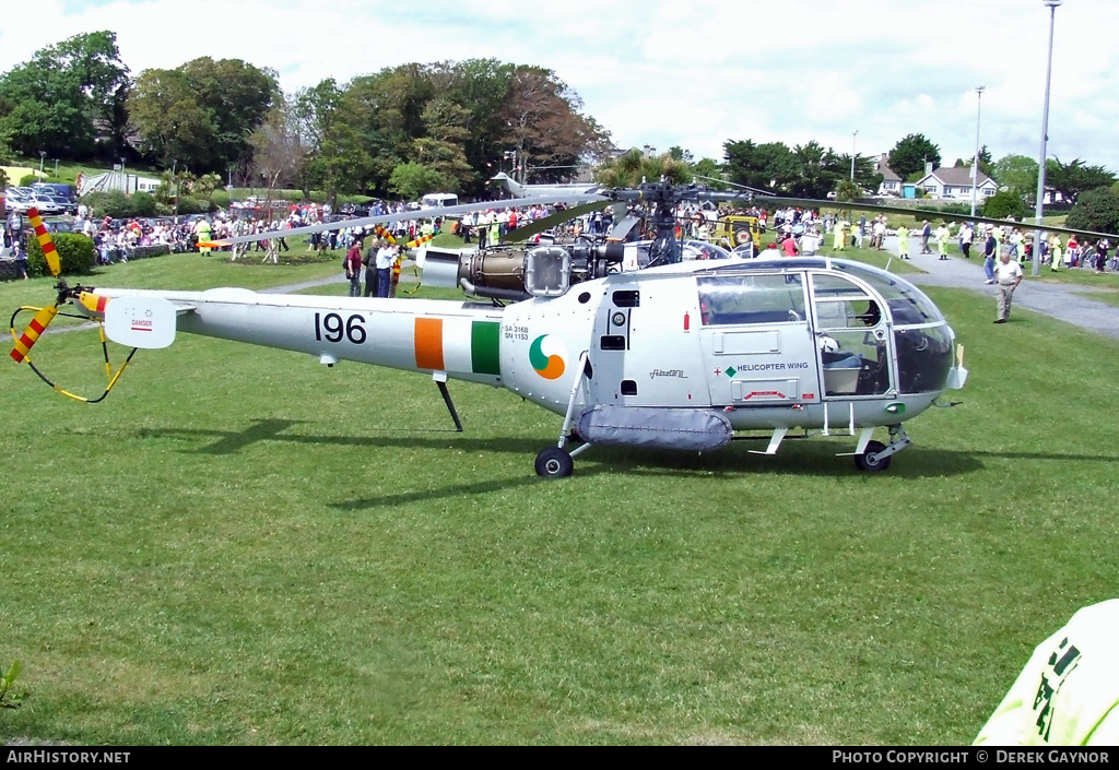 Aircraft Photo of 196 | Sud SA-316B Alouette III | Ireland - Air Force | AirHistory.net #212544