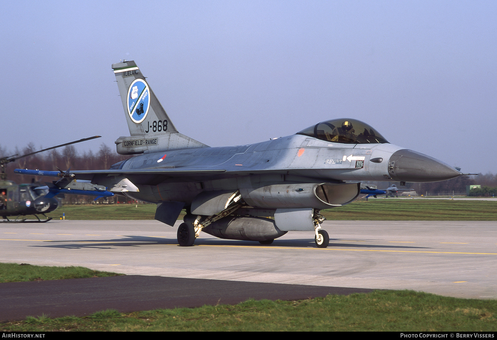 Aircraft Photo of J-868 | General Dynamics F-16A Fighting Falcon | Netherlands - Air Force | AirHistory.net #212559