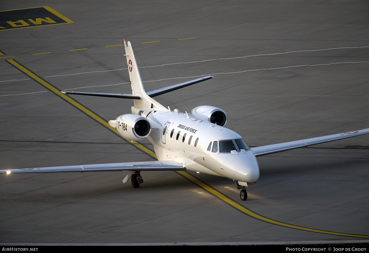 Aircraft Photo of T-784 | Cessna 560XL Citation Excel | Switzerland - Air Force | AirHistory.net #212561