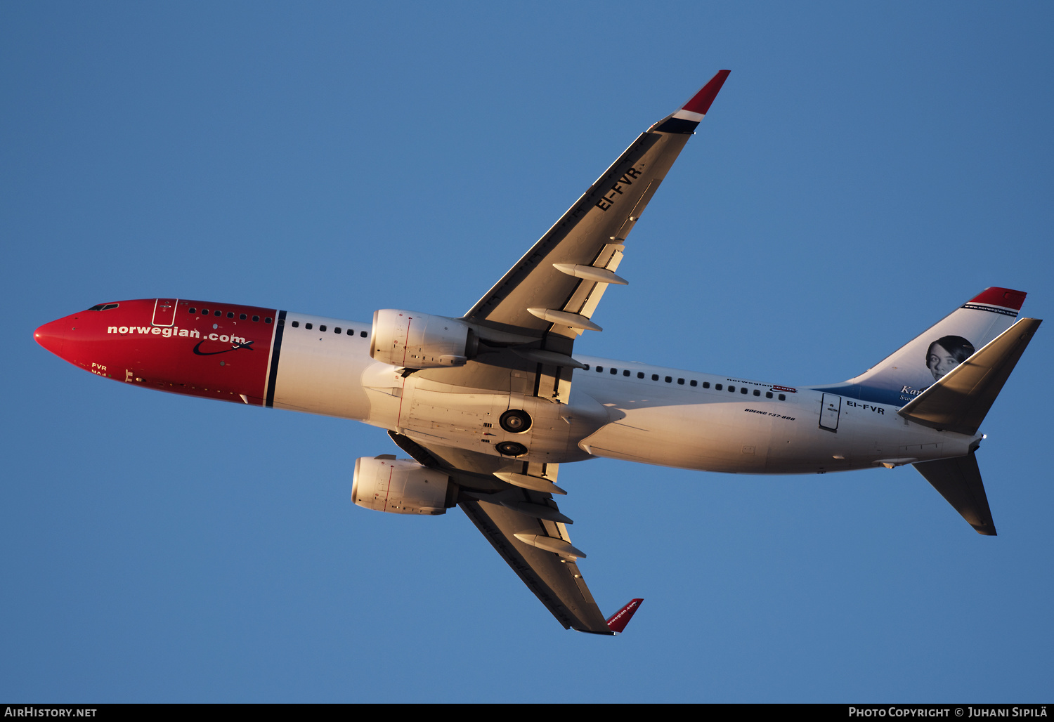 Aircraft Photo of EI-FVR | Boeing 737-8JP | Norwegian | AirHistory.net #212572