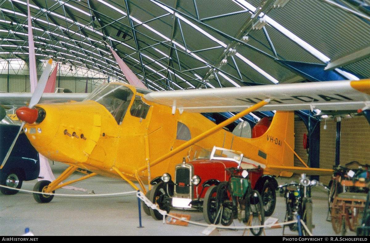 Aircraft Photo of VH-DAI | Edgar Percival EP-9 Prospector | AirHistory.net #212589